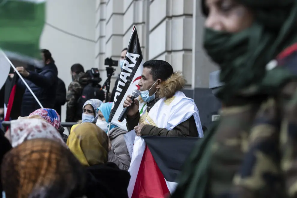 Cientos de personas piden en Zaragoza la autodeterminación del pueblo saharaui