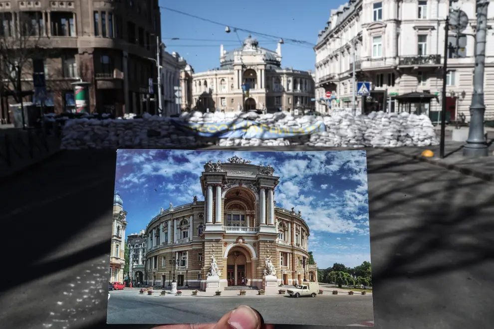 Odesa, antes y después de la guerra UKRAINE RUSSIA CONFLICT