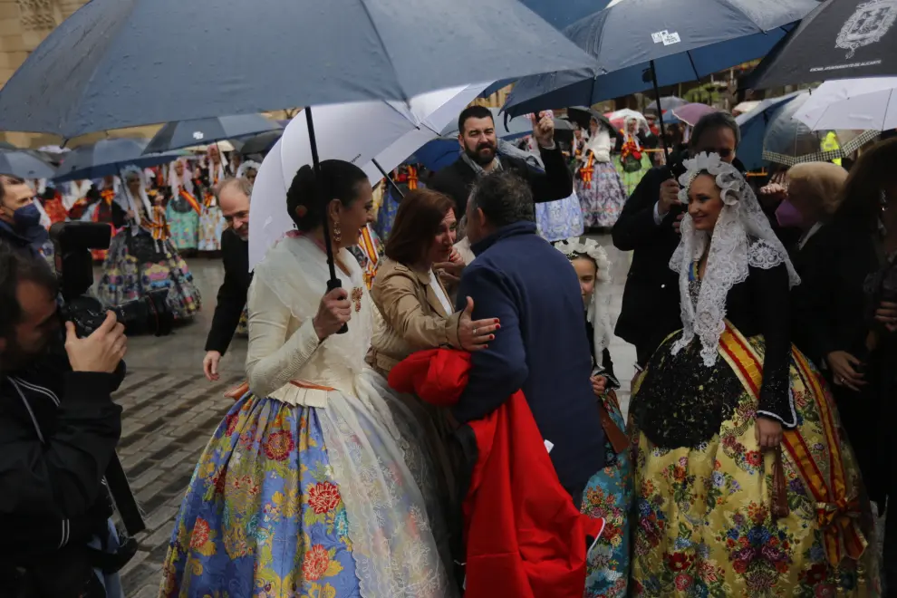 Foto de la 'mascletá' alicantina en Zaragoza