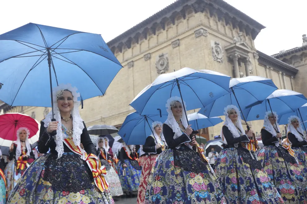 Foto de la 'mascletá' alicantina en Zaragoza