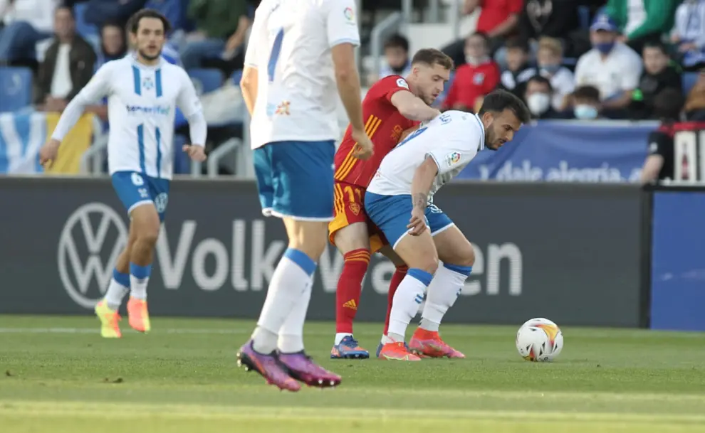 Foto del partido Tenerife-Real Zaragoza, de la jornada 34 de Segunda División, en el Heliodoro Rodríguez López.