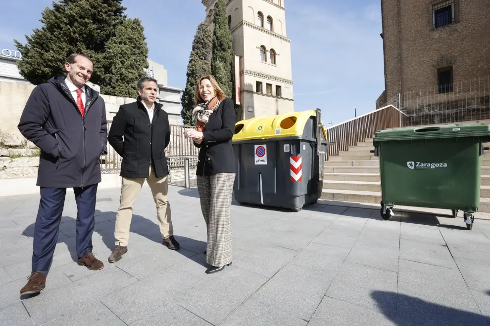 Presentación de la aplicación que premia el reciclaje en Zaragoza