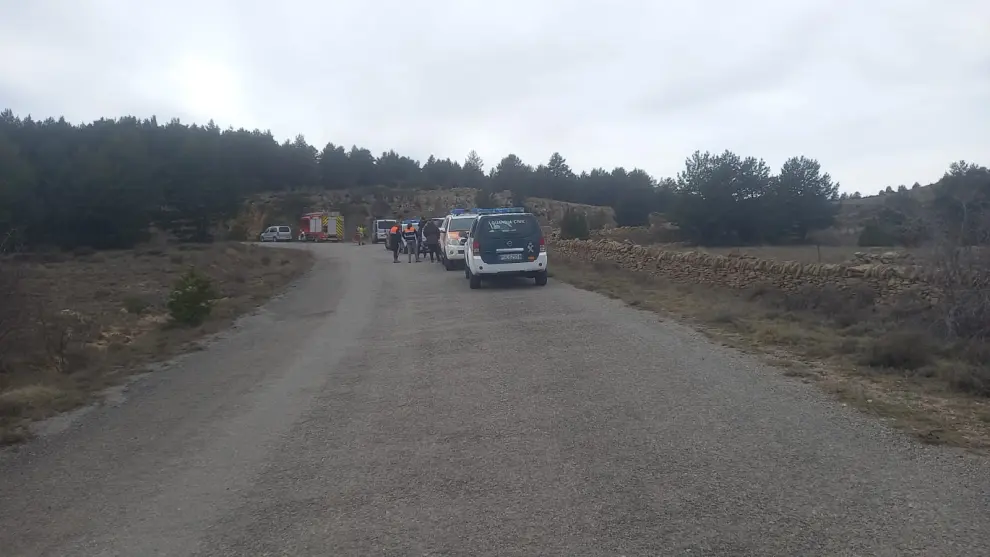 Dos muertos al estrellarse una avioneta cerca de Mosqueruela, en Teruel.