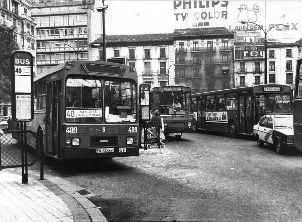 40 años de movilidad urbana en Zaragoza