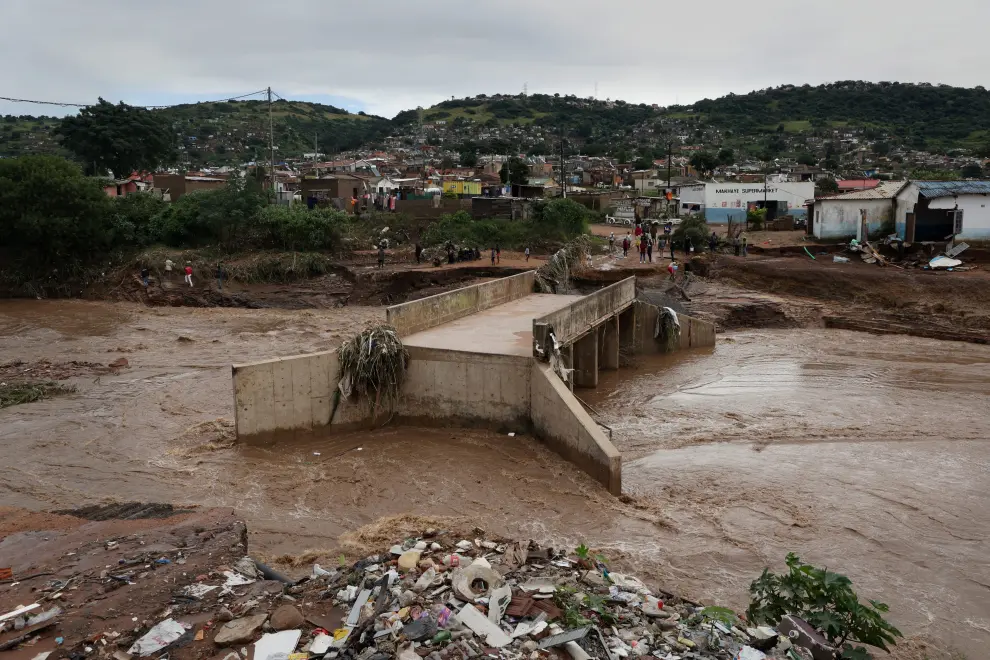 Inundaciones en Sudáfrica