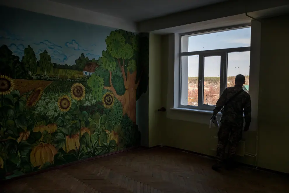 Fotos del día 53 de la guerra en Ucrania.
