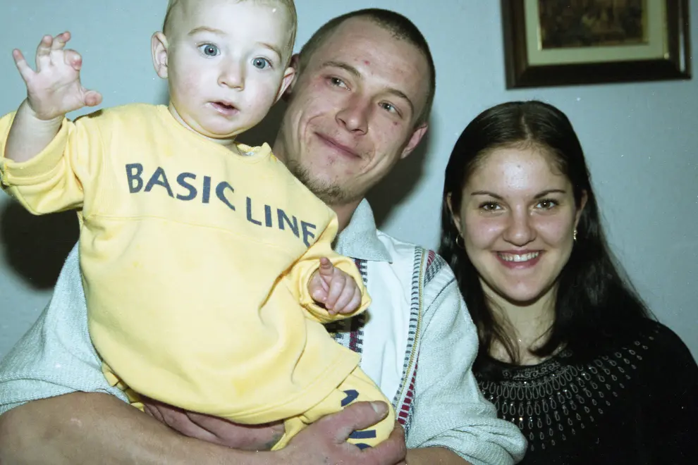 Familia ucraniana en Tauste-