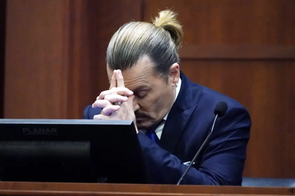 Johnny Depp y Amber Heard durante el juicio USA TRIALS DEPP V HEARD DEFAMATION LAWSUIT