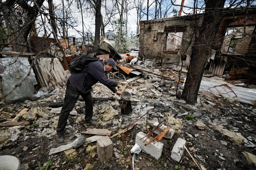 Día 70 de la guerra en Ucrania, en imágenes