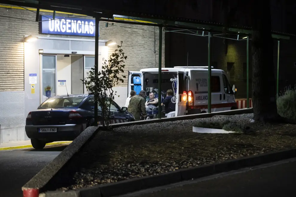 Fotos de los heridos ucranianos llegados a Zaragoza