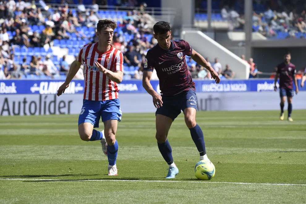 Foto del partido SD Huesca-Sporting, correspondiente la jornada 39 de Segunda División en El Alcoraz