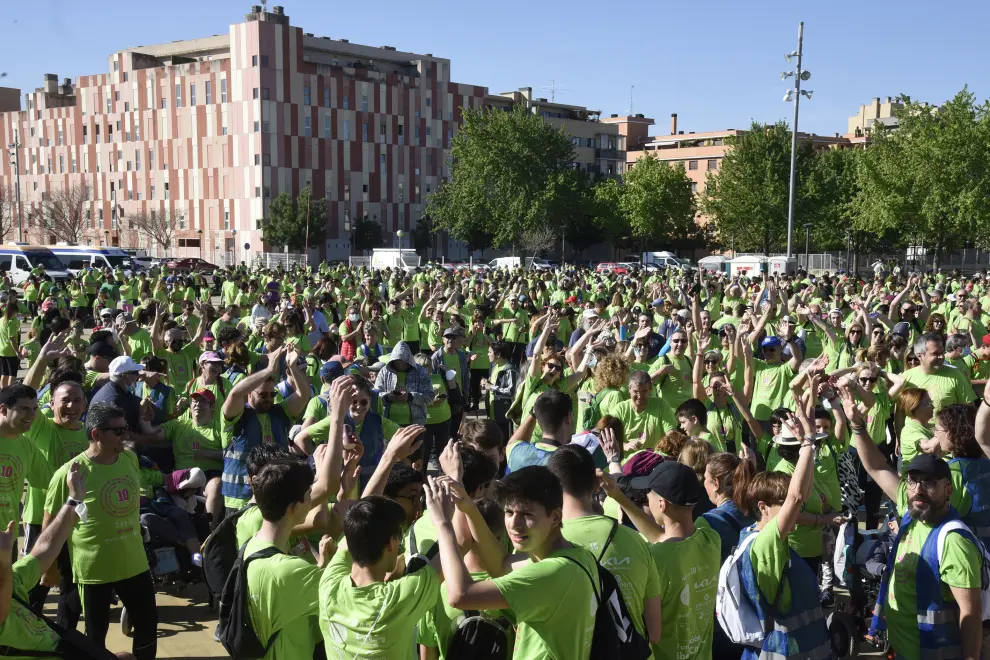 La 10ª Marcha Aspace Huesca bate su récord de participación con más de 8.300 personas