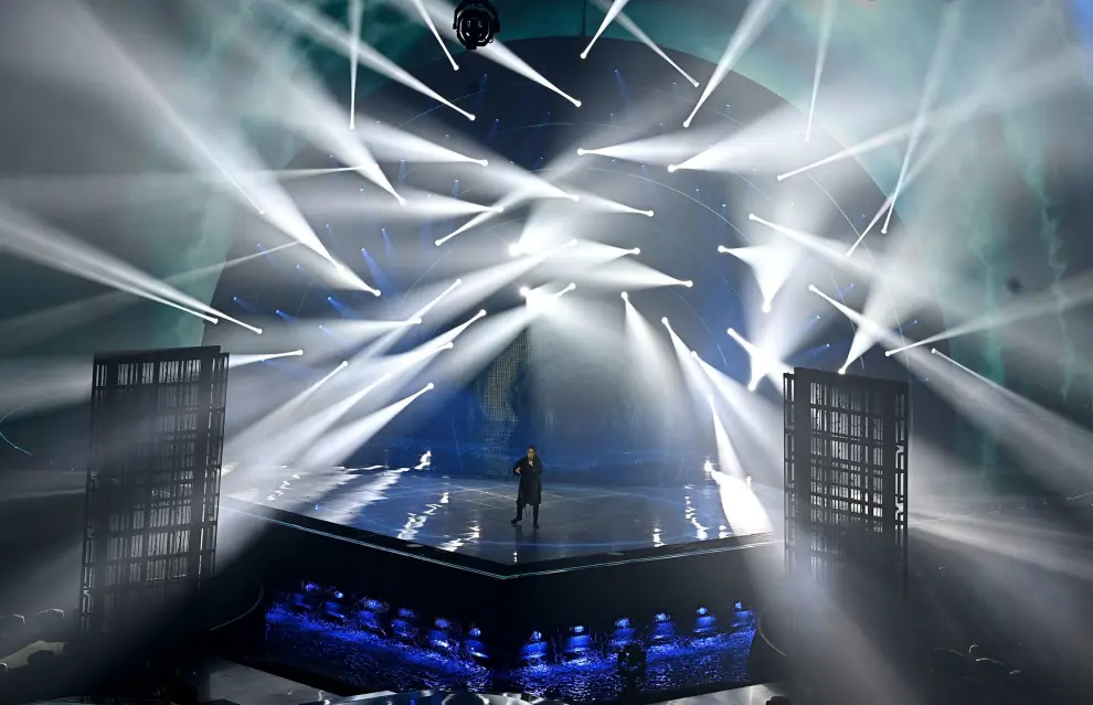 Turin (Italy), 12/05/2022.- Emma Muscat from Malta with the song 'I am what I am' performs during the Second Semifinal of the 66th annual Eurovision Song Contest (ESC 2022) in Turin, Italy, 12 May 2022. The international song contest has two semifinals on 10 and 12 May, and a grand final on 14 May 2022. (Italia) EFE/EPA/Alessandro Di Marco
 ITALY EUROVISION SONG CONTEST 2022
