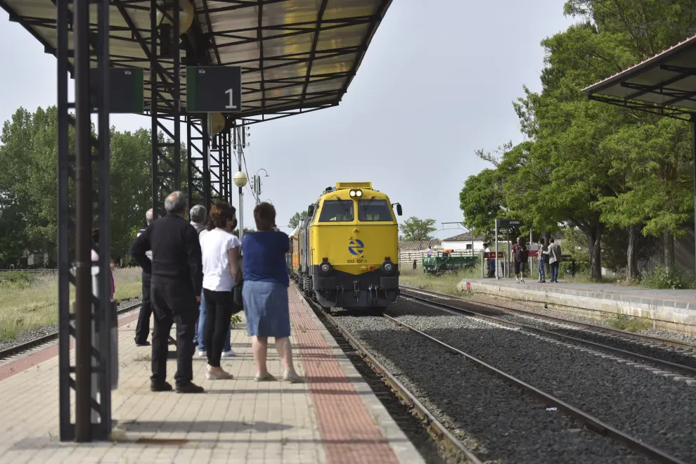 Las imágenes del viaje en el tren Rio Aragón.