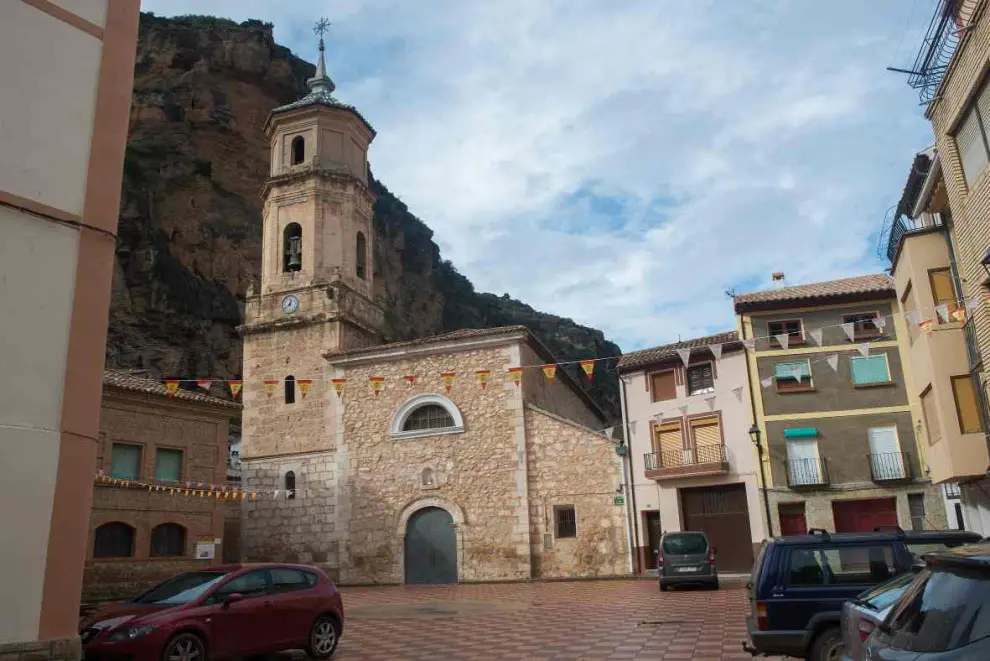 Iglesia de Libros, pueblo de Teruel.