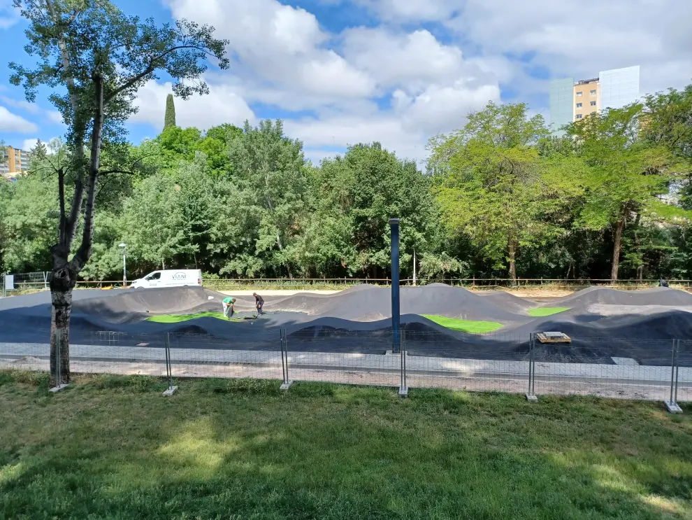El nuevo circuito para bicis del parque Grande