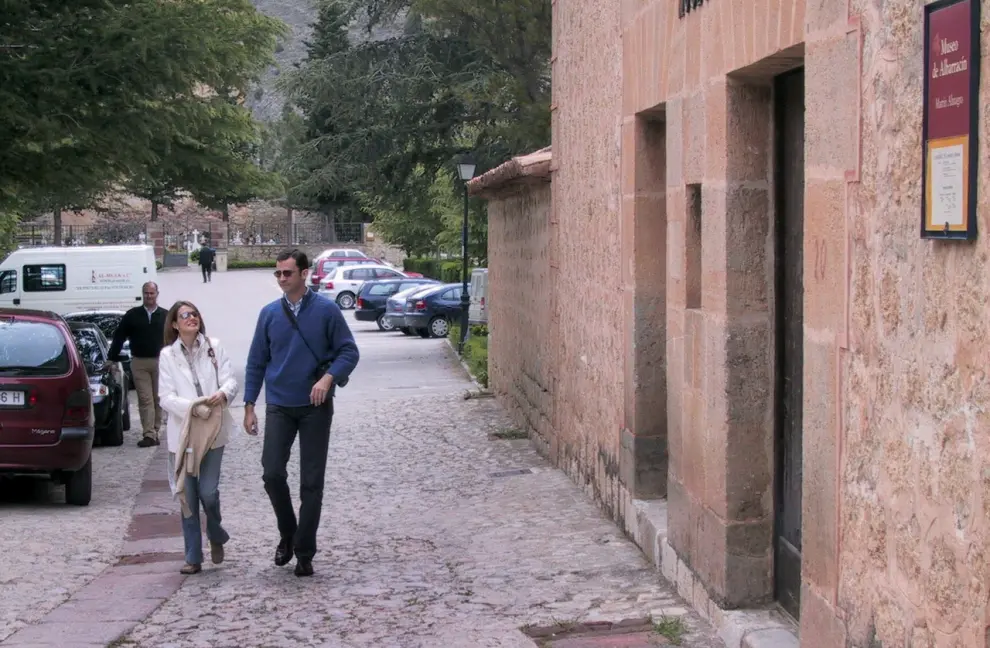 La primera localidad aragonesa que visitaron los entonces príncipes de Asturias fue Albarracín.