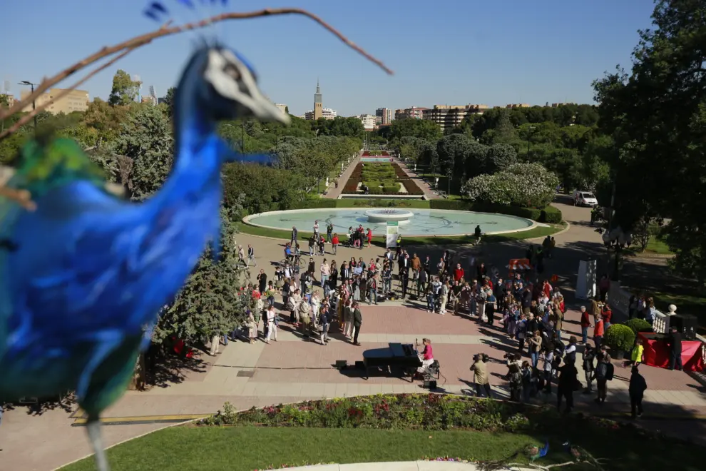 Inauguración este jueves de Zaragoza Florece en el Parque Grande.