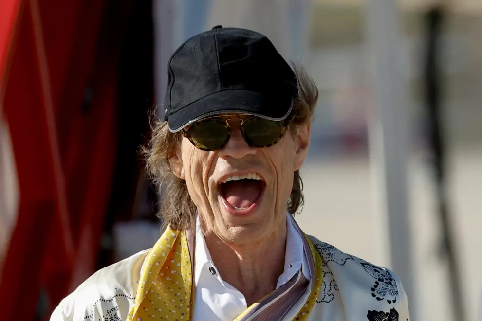 Keith Richards of the Rolling Stones arrives at Adolfo Suarez Madrid-Barajas Airport, in Madrid, Spain, May 26, 2022. REUTERS/Juan Medina MUSIC-ROLLING STONES/SPAIN