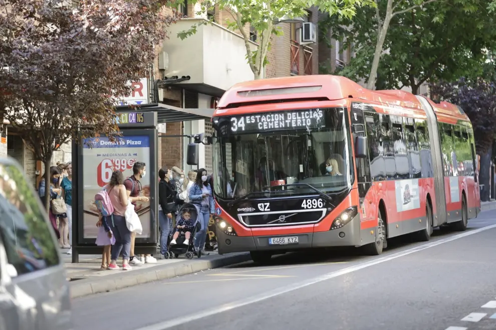 Nueva jornada de huelga del bus en Zaragoza
