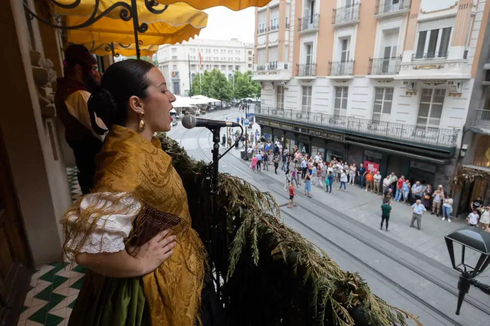 En imágenes | Zaragoza Florece 2022 se despide con jotas en el Coso