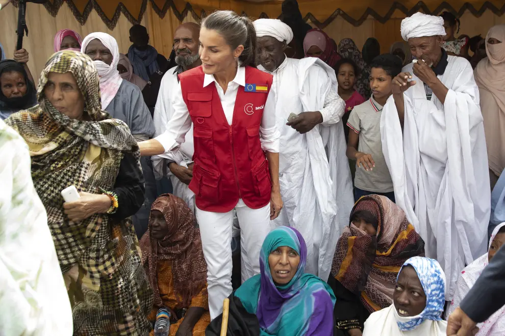 La reina Letizia visita Mauritania