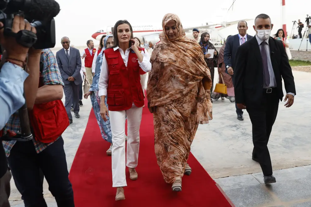 La reina Letizia visita Mauritania