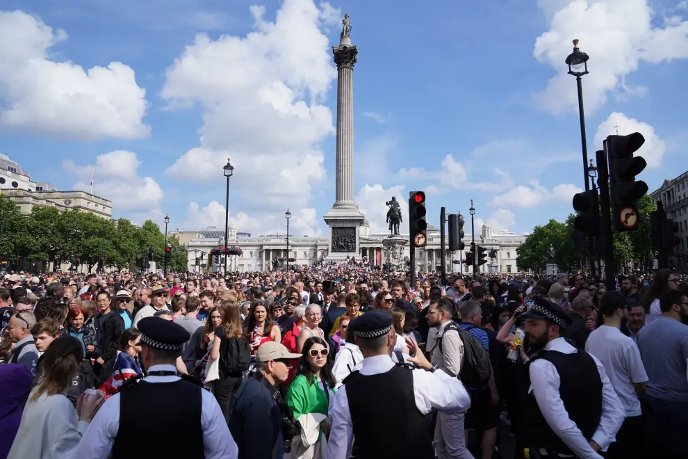 Desfile militar 'Trooping the Colour' en Londres