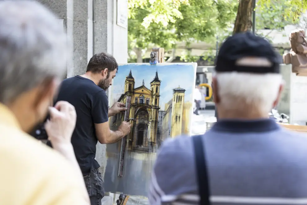 Concurso de pintura rápida al aire libre en Santa Engracia
