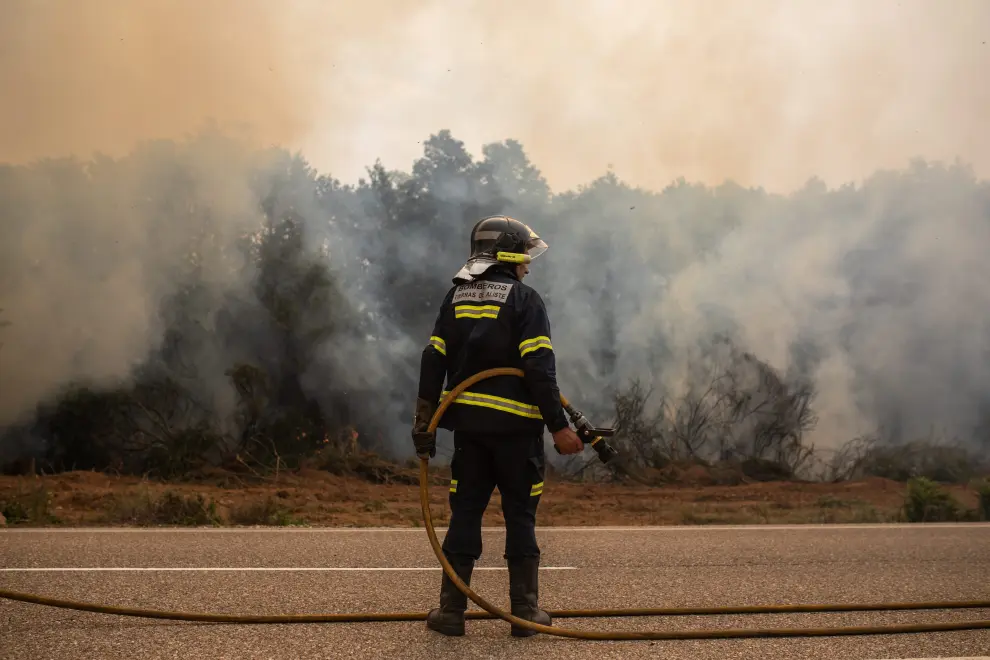 El fuego arrasa 20.000 hectáreas en la Sierra de la Culebra.