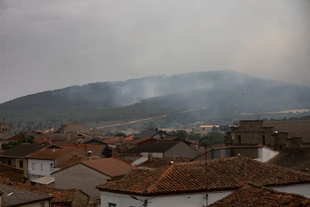 El fuego arrasa 20.000 hectáreas en la Sierra de la Culebra.