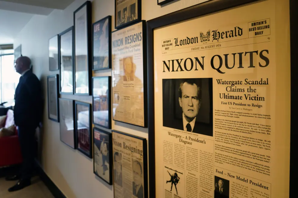 'Scandal Room': dormir donde se fraguó el Watergate USA WATERGATE ANNIVERSARY