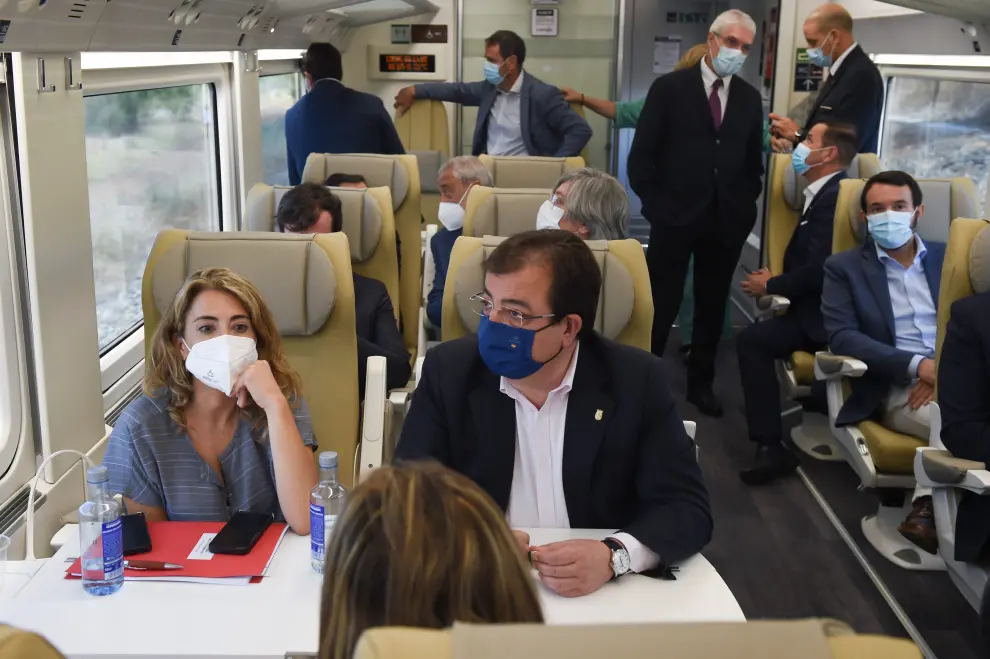 Viaje de prueba de alta velocidad entre Plasencia y Badajoz