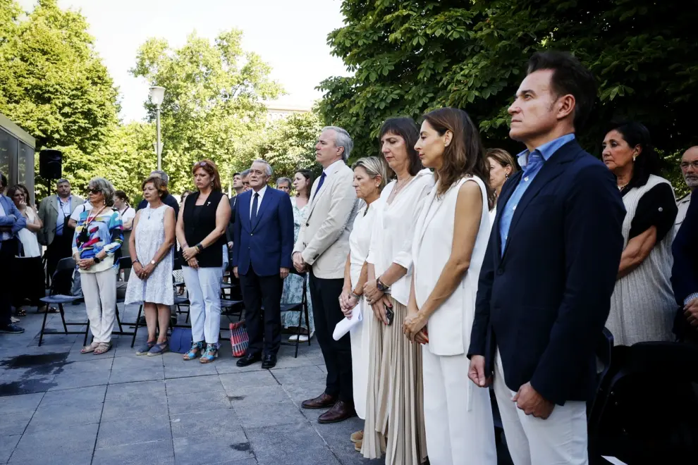 Nuevo jardín que recuerda en Zaragoza a las víctimas del Terrorismo