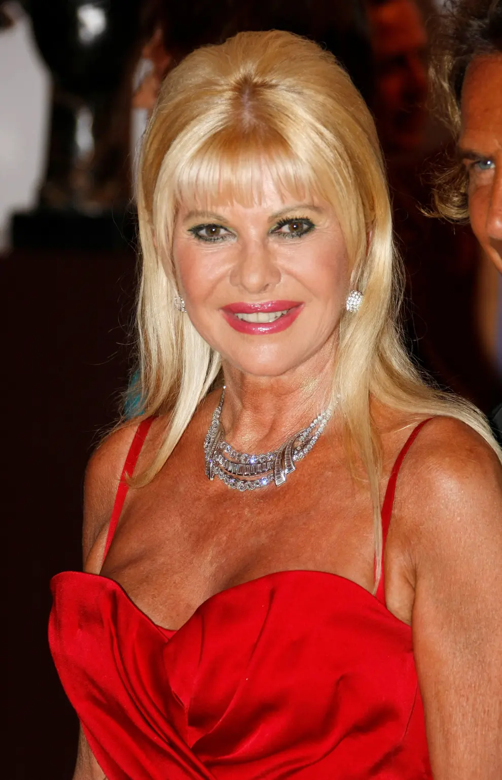 FILE PHOTO: Businesswoman Ivana Trump arrives to attend the Red Cross Ball in Monte Carlo
