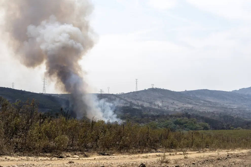 Incendio en Deleitosa (Cáceres)