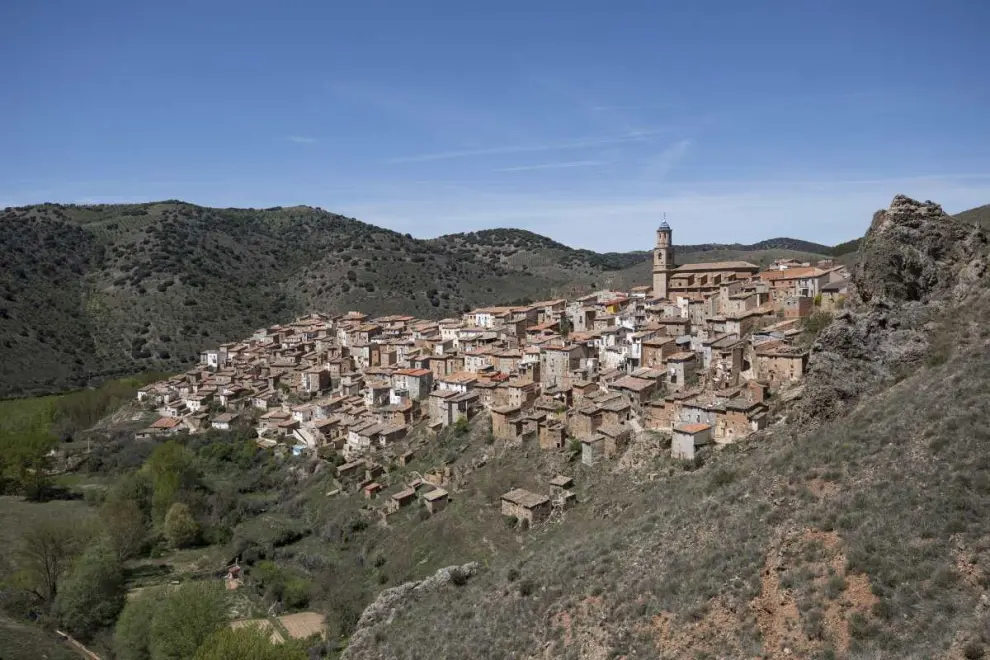 Vista de la localidad de Moros.