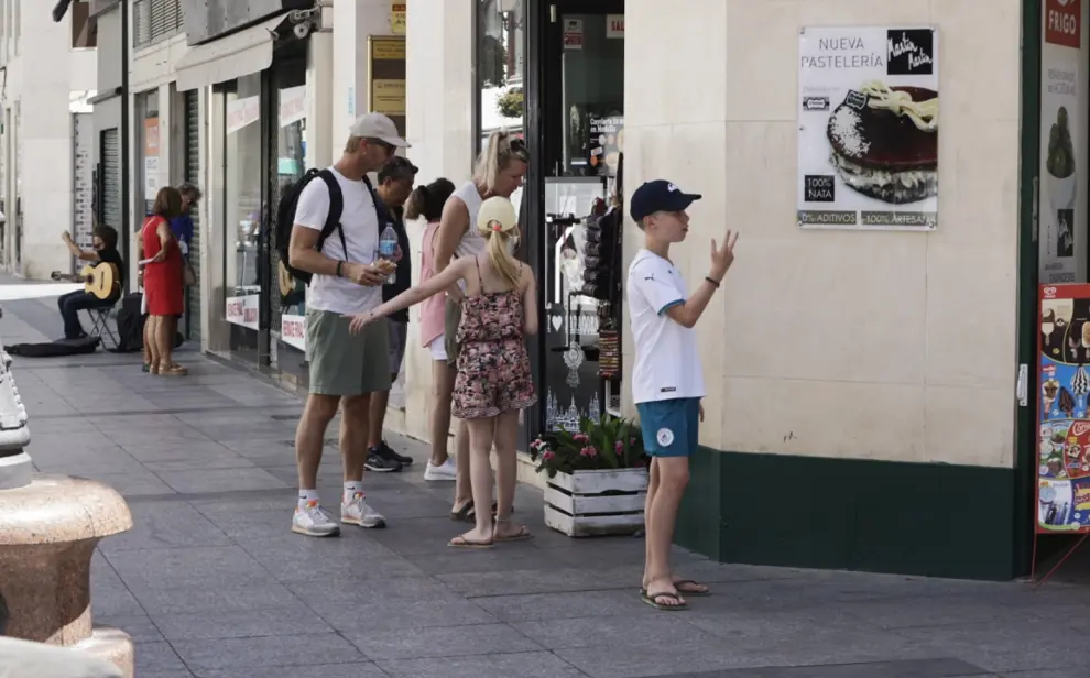 Ola de calor en Zaragoza.