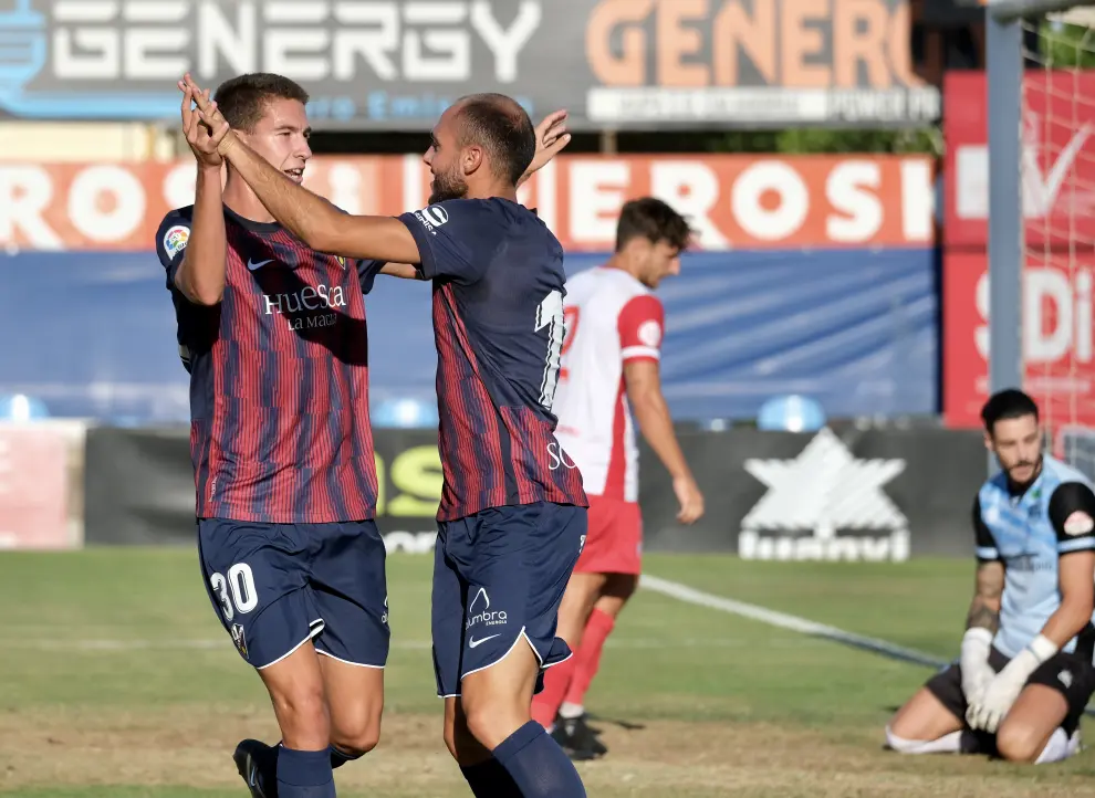 La SD Huesca logra en Calahorra la primera victoria de la pretemporada (0-1)