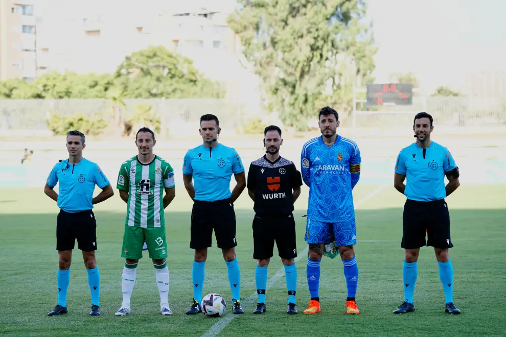 Foto del partido Real Zaragoza-Betis, sexto partido de pretemporada 2022