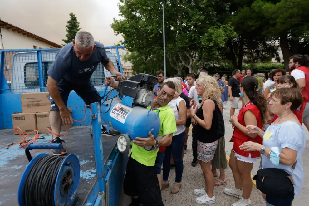 Borja acoge a los afectados por el incendio de Añón del Moncayo