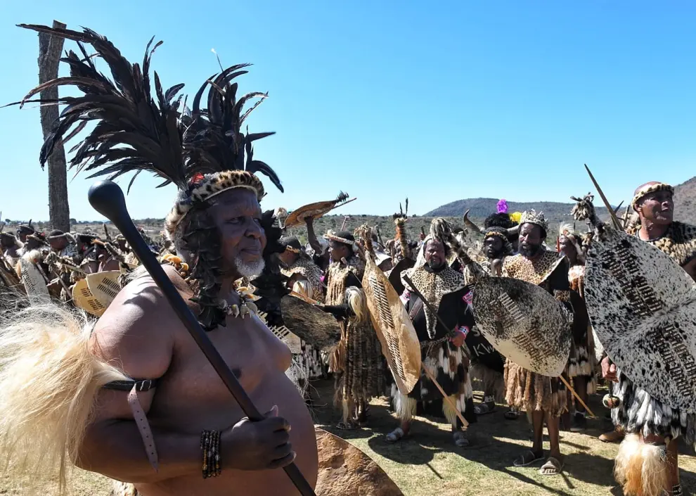 South Africa Zulu King crowning