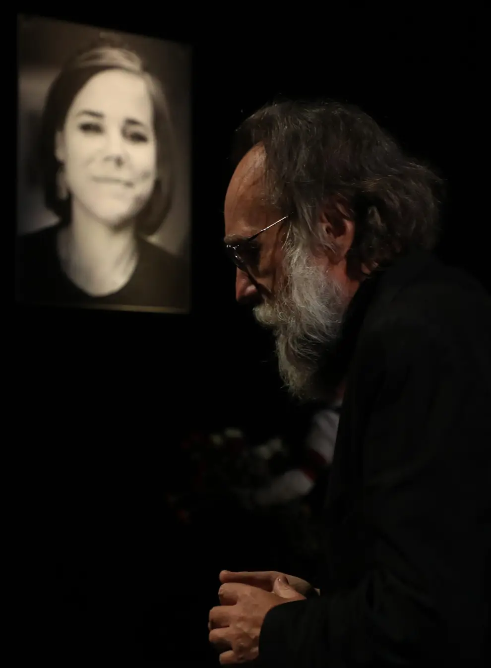 Russian political scientist and ideologue Alexander Dugin attends a memorial service for his daughter Darya Dugina, who was killed in a car bomb attack, in Moscow, Russia August 23, 2022. REUTERS/Maxim Shemetov UKRAINE-CRISIS/DUGINA-CARBOMB-MEMORIAL