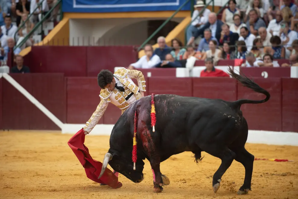 Corrida de toros en las fiestas de Tarazona 2022.