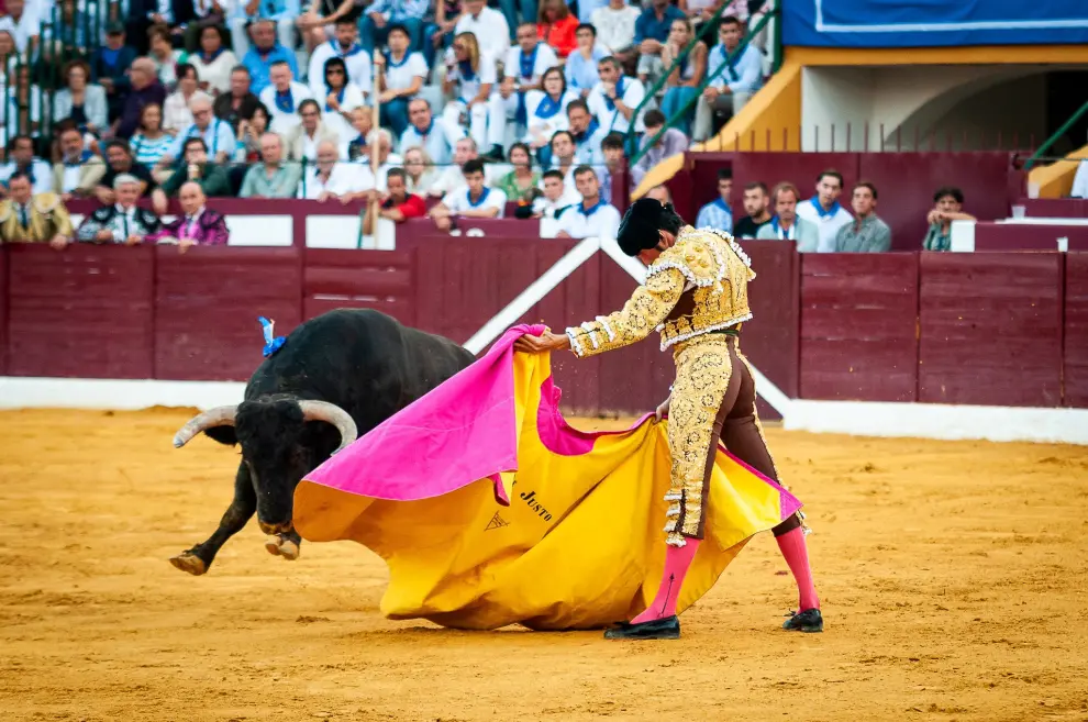 Corrida de toros en la plaza de Tarazona con Cayetano Rivea, Emilio de Justo y Juan Ortega.