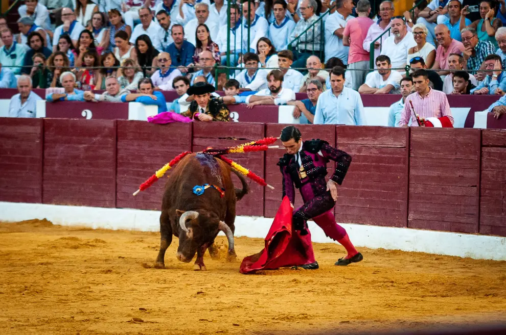 Corrida de toros en la plaza de Tarazona con Cayetano Rivea, Emilio de Justo y Juan Ortega.