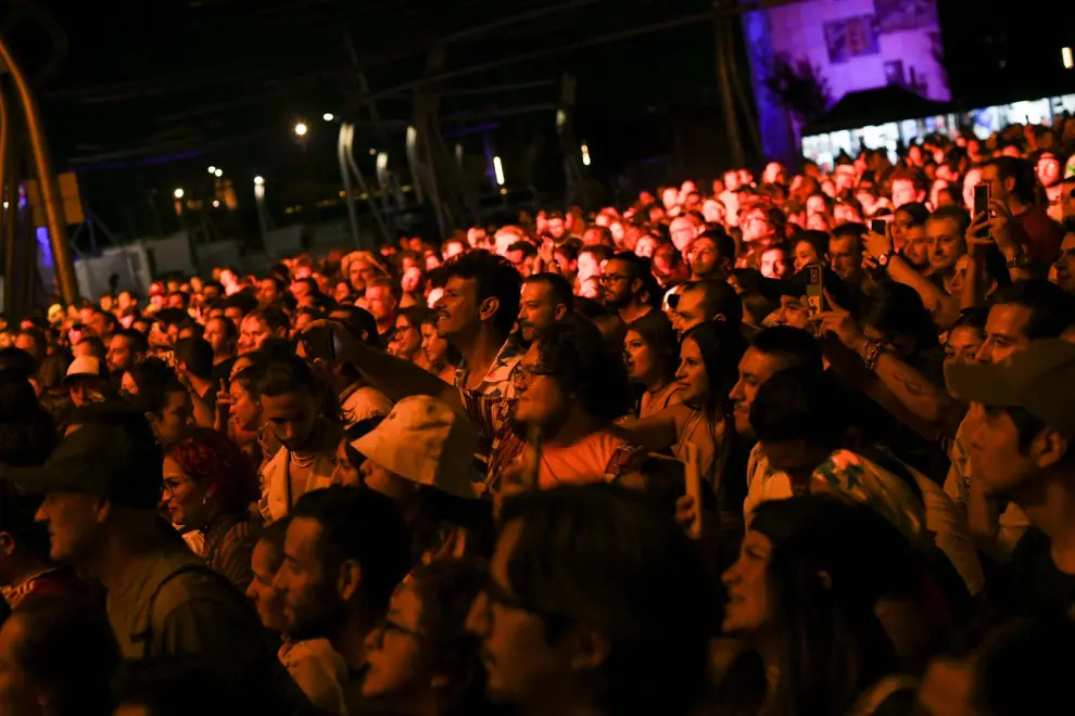 Aterciopelados en el escenario Vuse del Vive Latino Zaragoza