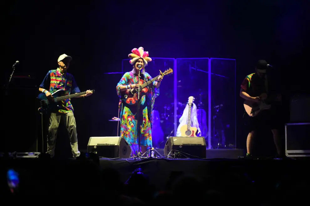 Aterciopelados en el escenario Vuse del Vive Latino Zaragoza