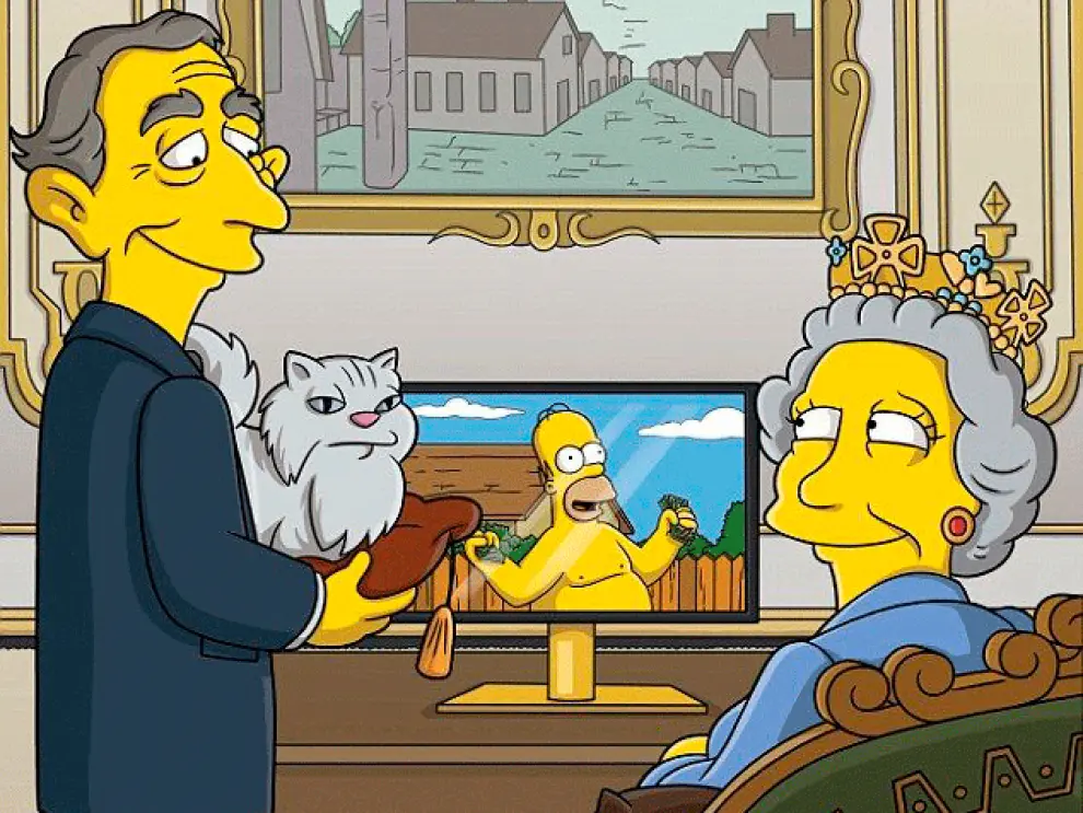 Isabel segunda en Los Simpsons