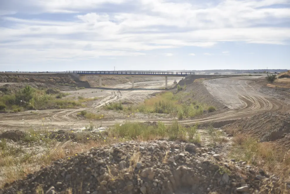 Las obras del último tramo de la autovía Huesca-Siétamo alcanzan el 45% de grado de ejecución.
